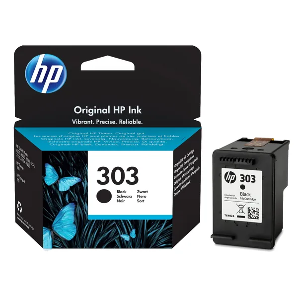 Оригинальный HP 303 Чернила - Чёрный
