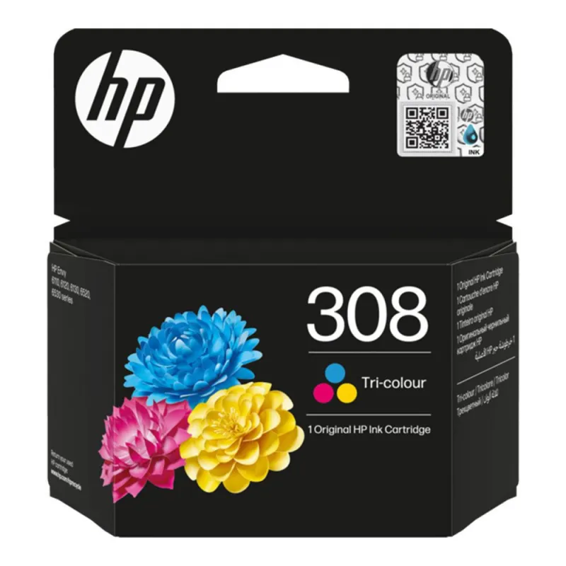 Γνήσιο HP 308 Μελάνι - Χρώμα