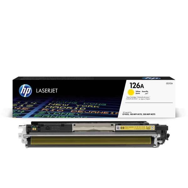 Γνήσιο HP 126A - (CE312A) Τόνερ - Κίτρινο