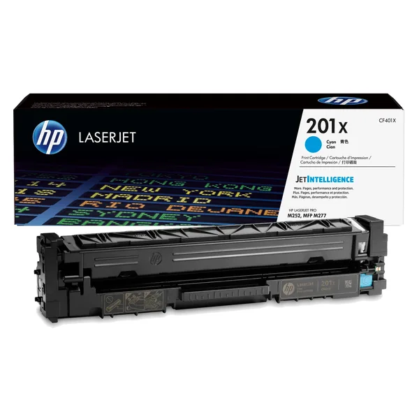Γνήσιο HP 201X - (CF401X) Τόνερ - Κυανό