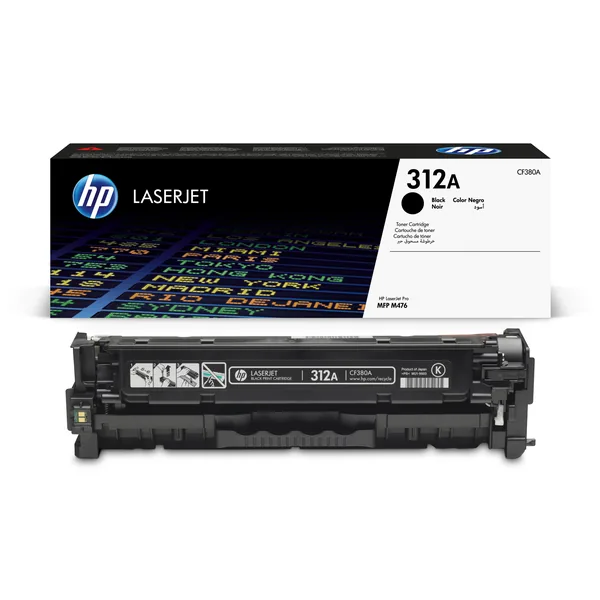 Оригинальный HP 312A - (CF380A) Тонер - Чёрный