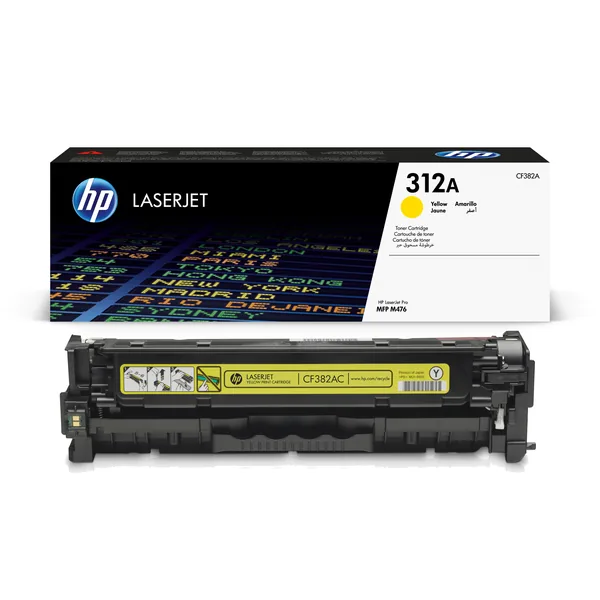 Γνήσιο HP 312A - (CF382A) Τόνερ - Κίτρινο
